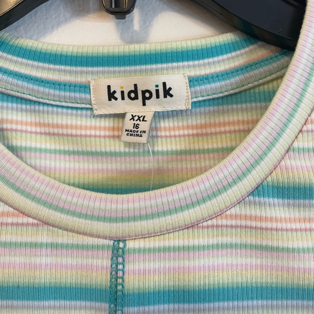 Kidpik Striped Pastel Dress